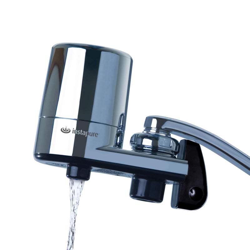 Instapure F2 Essentials Tap Water Filtration System (Chrome with Chrome Cap) - Image 1